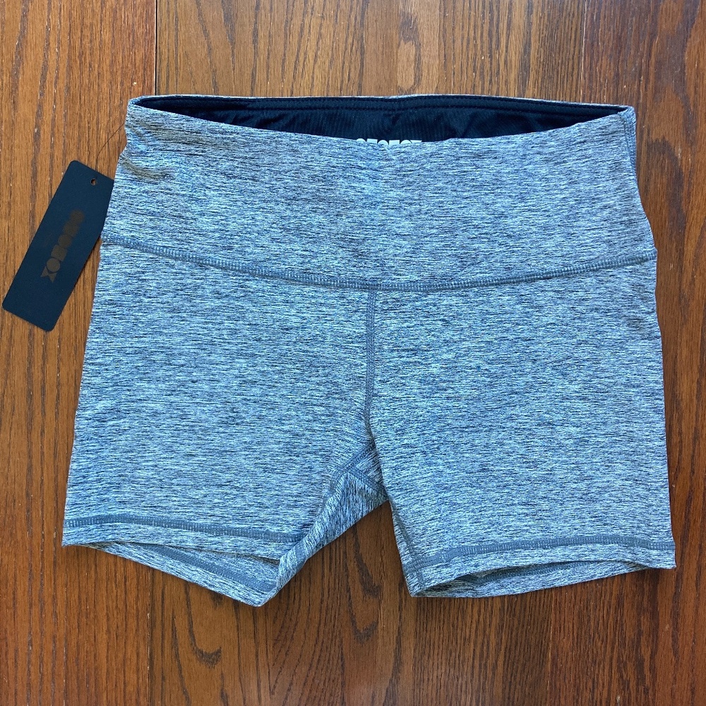 NWT Heather Gray ODODOS Athletic Yoga Shorts